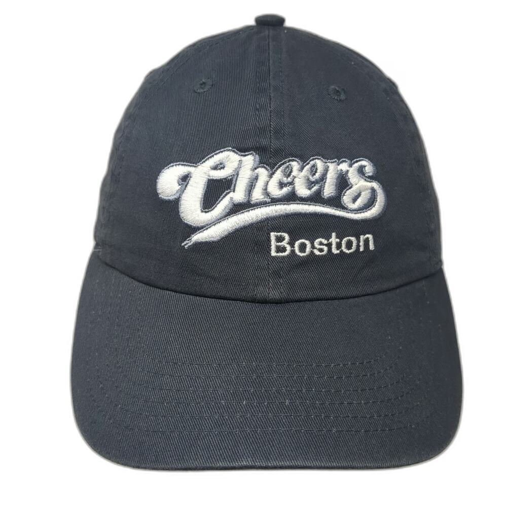 Newhattan Baseball Cap Gray One Size Cheers Boston Embroidered Strapback Hat